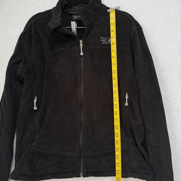 Mountain Hardwear Jacket Womens Large Black Fleece Full Zip Outdoors Hiking Warm - Picture 9 of 13